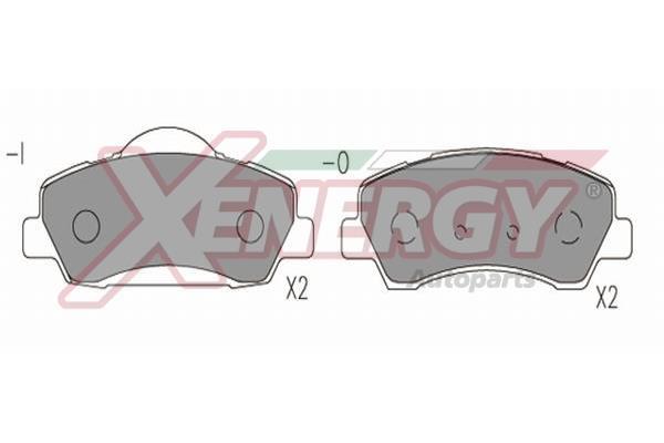 Jogo de 4 pastilhas de travão XENERGY ref. X41306