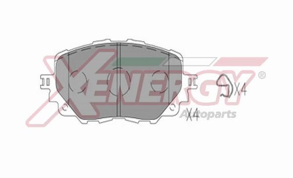 Jogo de 4 pastilhas de travão XENERGY ref. X41315