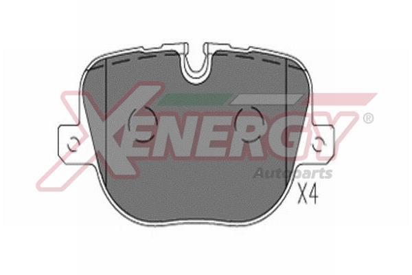 Jogo de 4 pastilhas de travão XENERGY ref. X41323