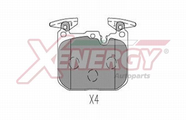 Jogo de 4 pastilhas de travão XENERGY ref. X41330