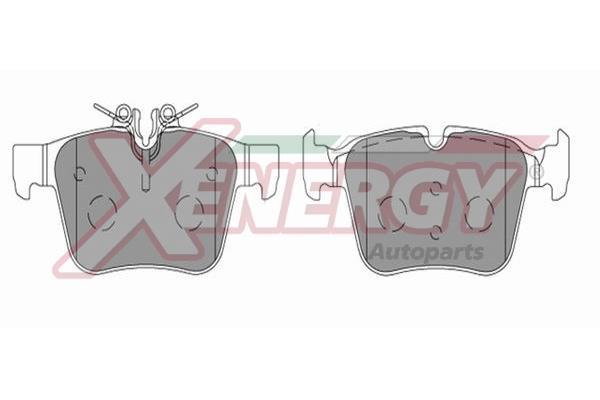 Jogo de 4 pastilhas de travão XENERGY ref. X41339
