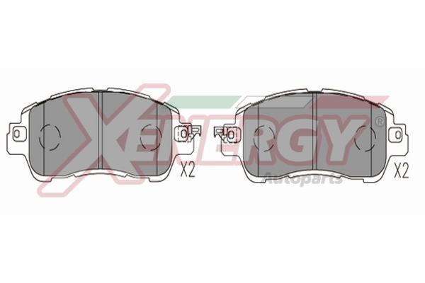 Jogo de 4 pastilhas de travão XENERGY ref. X41346