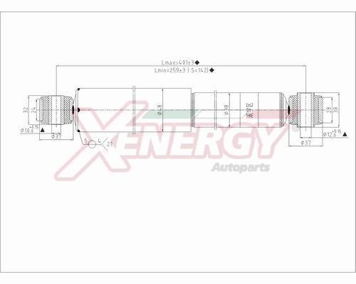 Amortecedores de choque XENERGY ref. X414343