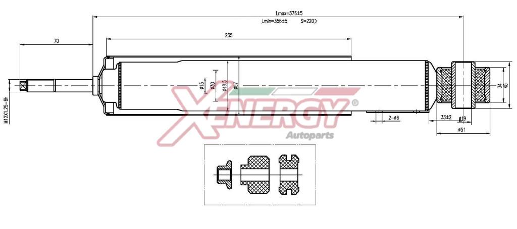 Amortisseurs XENERGY ref. X416344