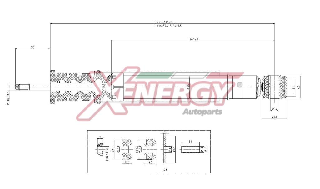 Amortisseurs XENERGY ref. X418343