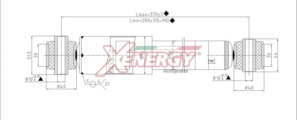 Amortecedores de choque XENERGY ref. X440343