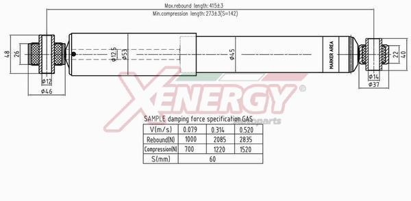 Amortisseurs XENERGY ref. X446344