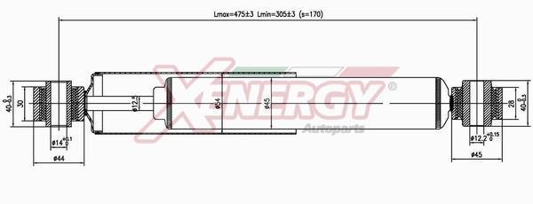 Amortecedores de choque XENERGY ref. X458344
