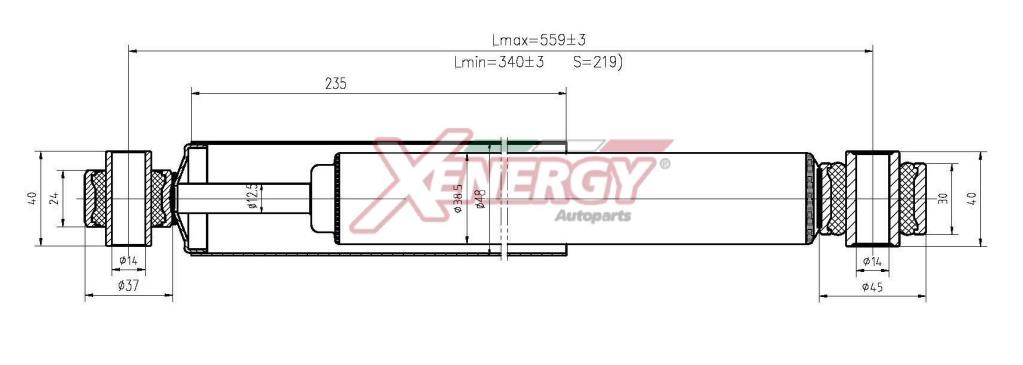 Amortecedores de choque XENERGY ref. X467443
