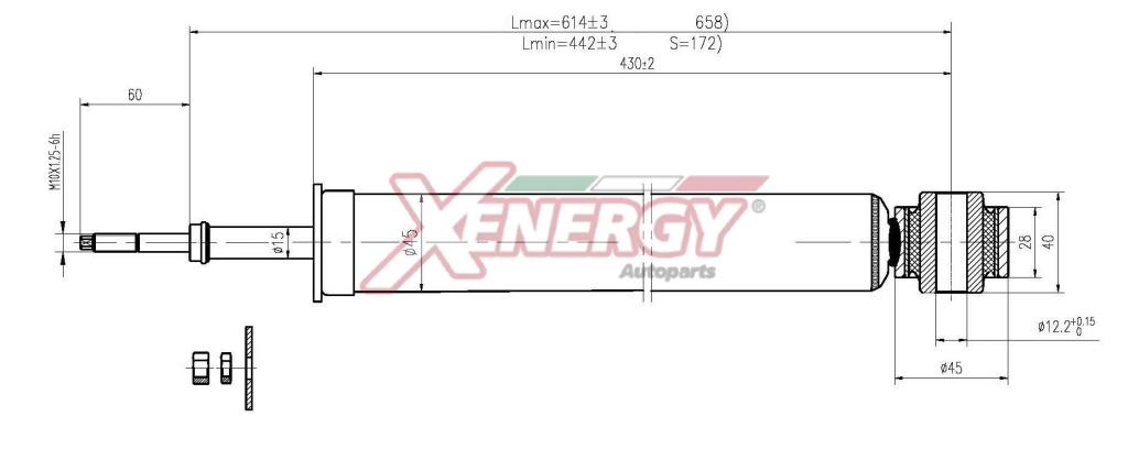 Amortecedores de choque XENERGY ref. X487344