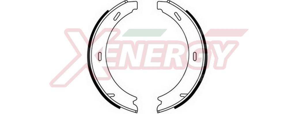 Jeu de mâchoires de frein à main (Mâchoire de frein à main) XENERGY ref. X50023