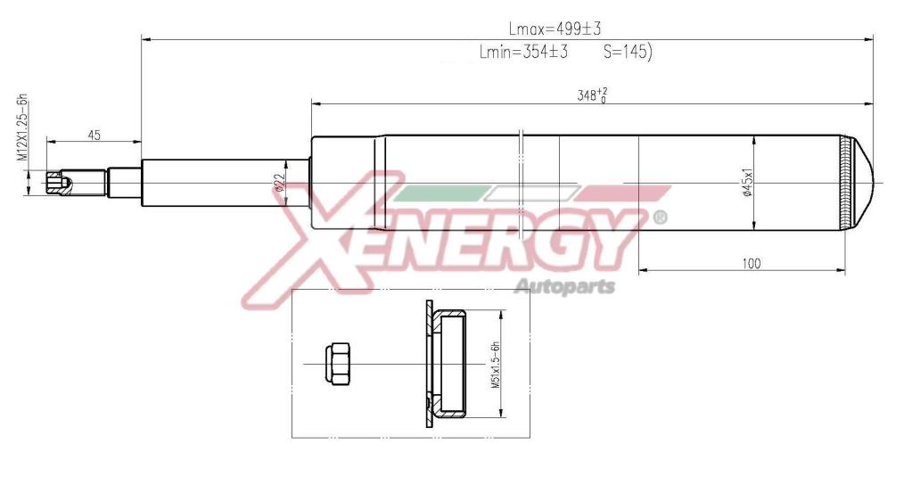 Amortecedores de choque XENERGY ref. X501365