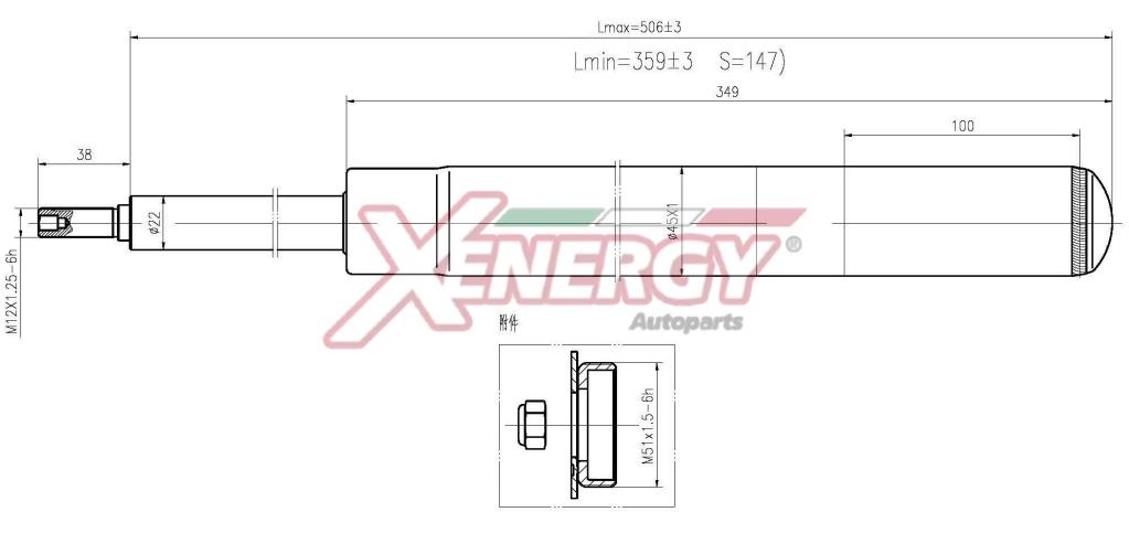 Amortecedores de choque XENERGY ref. X501665