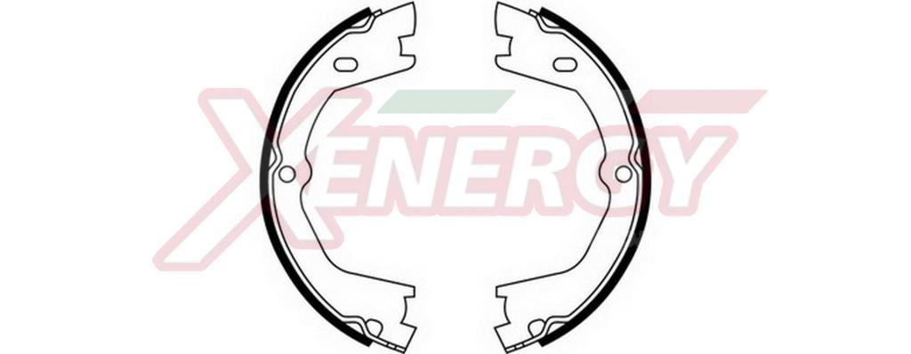 Jeu de mâchoires de frein à main (Mâchoire de frein à main) XENERGY ref. X50388