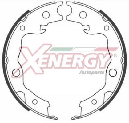 Jeu de 4 mâchoires de frein (Garniture de frein à tambour) XENERGY ref. X50434
