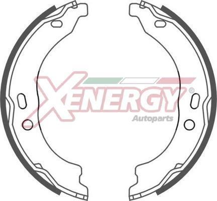 Jeu de 4 mâchoires de frein (Garniture de frein à tambour) XENERGY ref. X50453