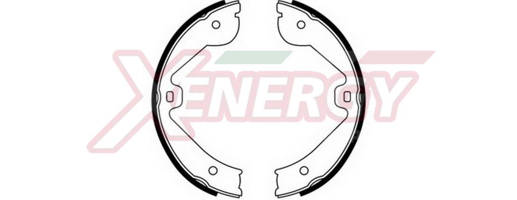 Jeu de mâchoires de frein à main (Mâchoire de frein à main) XENERGY ref. X50491