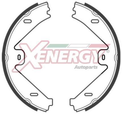 Jeu de 4 mâchoires de frein (Garniture de frein à tambour) XENERGY ref. X50499