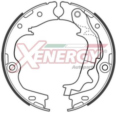 Jeu de 4 mâchoires de frein (Garniture de frein à tambour) XENERGY ref. X50692