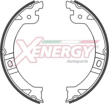 Jeu de mâchoires de frein à main (Mâchoire de frein à main) XENERGY ref. X50735