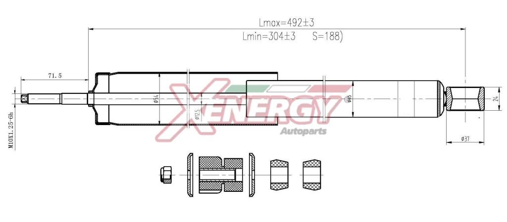 Amortecedores de choque XENERGY ref. X600345