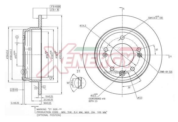 Disques de frein XENERGY ref. X601487
