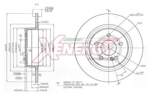Disques de frein XENERGY X601543