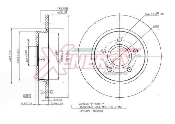 Disques de frein XENERGY ref. X601544