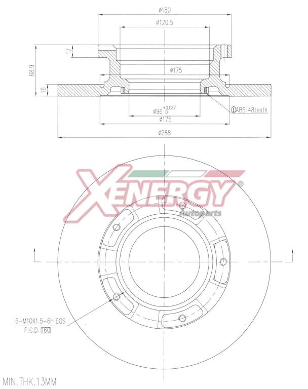 Disques de frein XENERGY ref. X601562