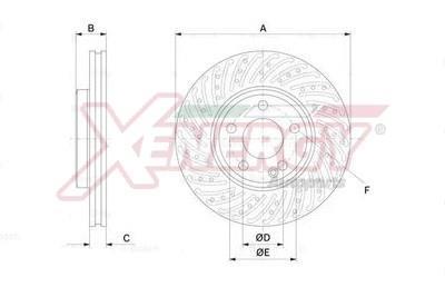 Disques de frein XENERGY ref. X602729