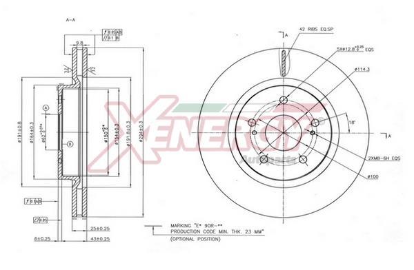 Disques de frein XENERGY ref. X602792