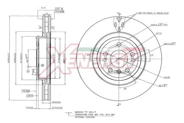 Disques de frein XENERGY ref. X602819