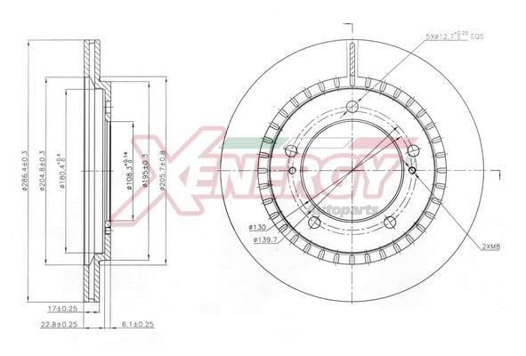 Disques de frein XENERGY ref. X602868