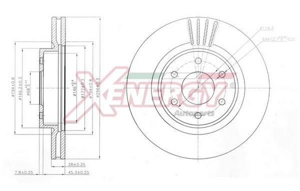 Disques de frein XENERGY ref. X602871