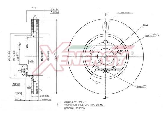 Disques de frein XENERGY ref. X602888