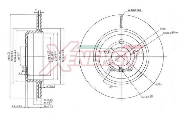Disques de frein XENERGY ref. X602909
