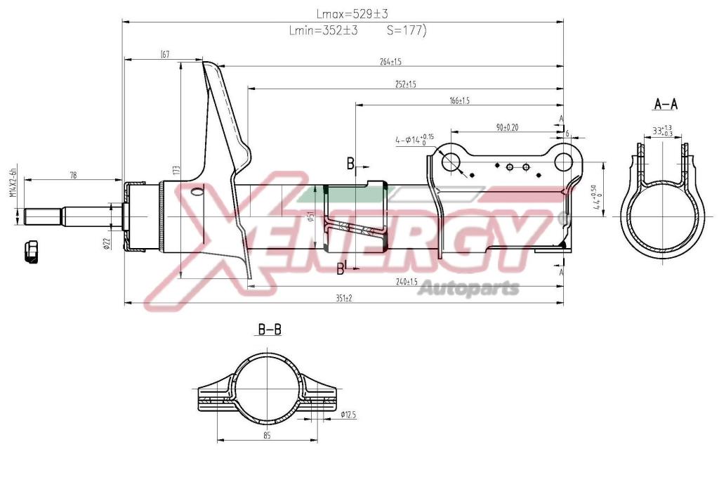 Amortisseurs XENERGY ref. X611334