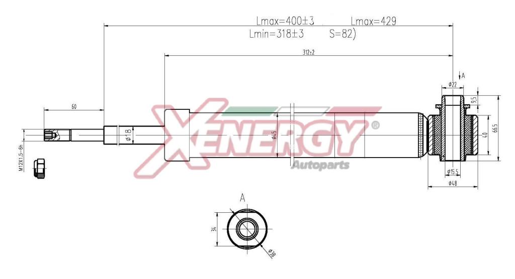 Amortecedores de choque XENERGY ref. X702344