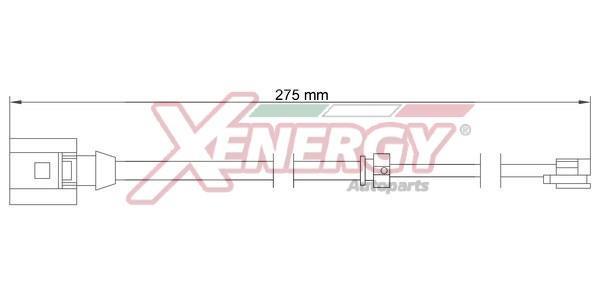 Contacteur de témoin d'usure (Témoin d'usure plaquettes) XENERGY X70348