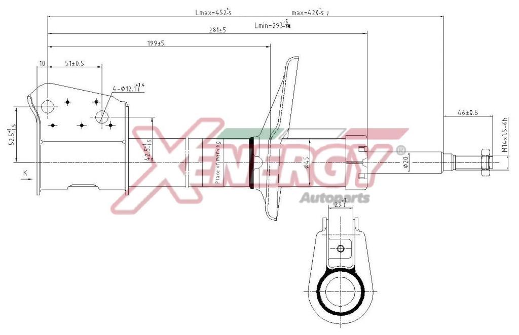 Amortisseurs XENERGY ref. X714333