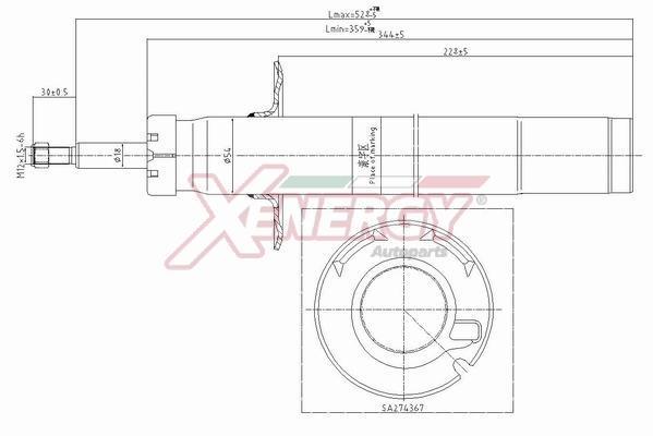 Amortisseurs XENERGY ref. X717341