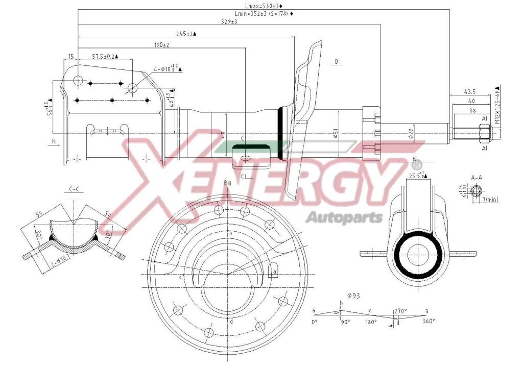Amortecedores de choque XENERGY ref. X731339