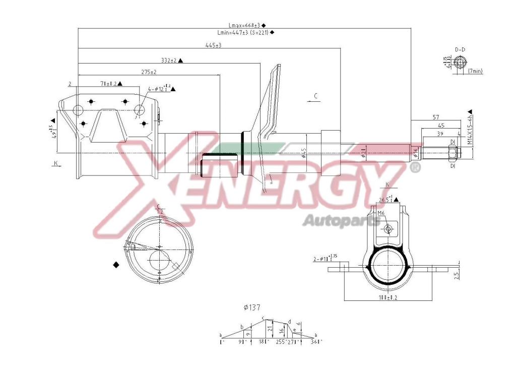 Amortecedores de choque XENERGY ref. X738338
