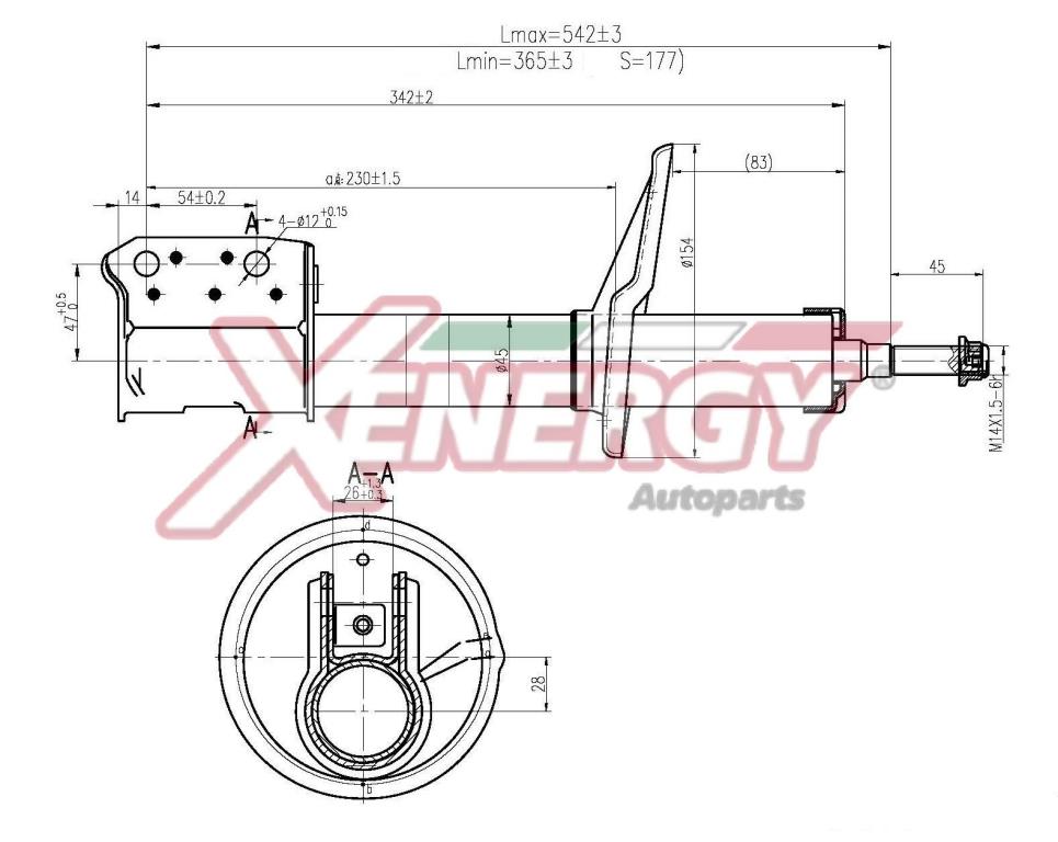 Amortisseurs XENERGY ref. X741333