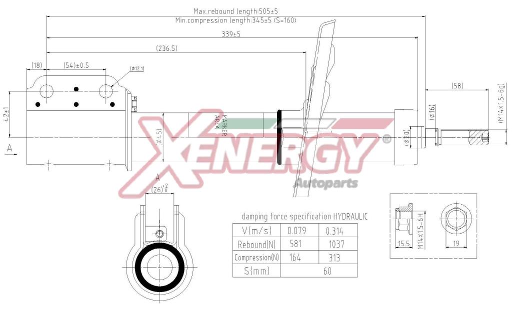Amortisseurs XENERGY ref. X759338
