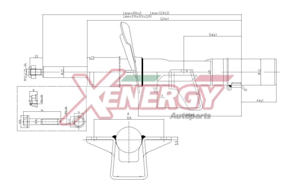 Amortisseurs XENERGY ref. X759339