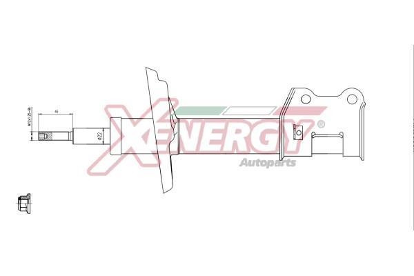 Amortecedor de choques XENERGY ref. X761339