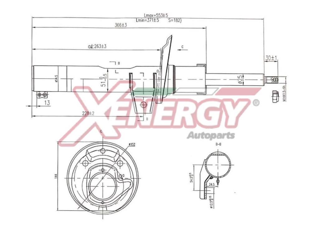 Amortecedores de choque XENERGY ref. X8000335