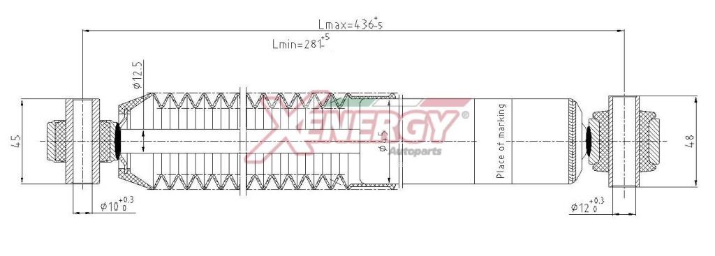 Amortecedores de choque XENERGY ref. X8000344