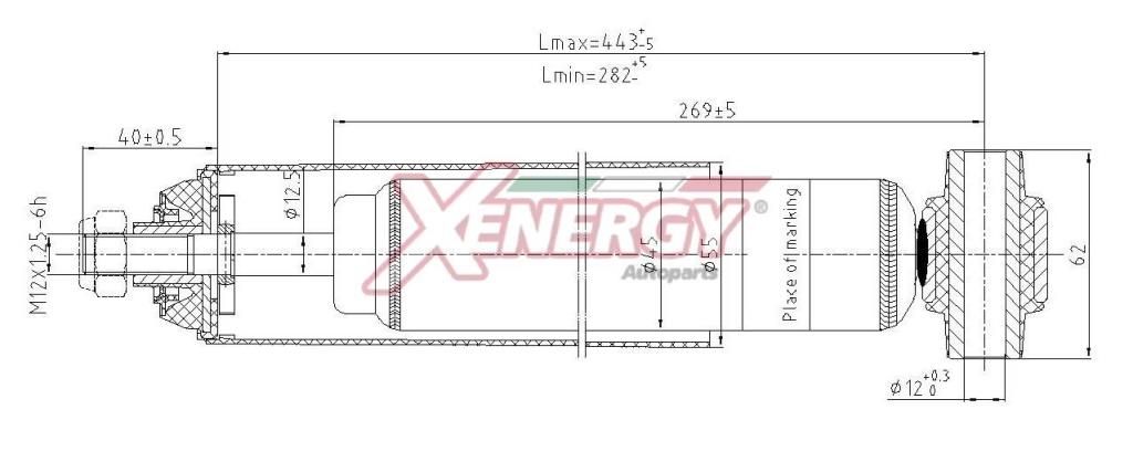 Amortecedores de choque XENERGY ref. X8001344